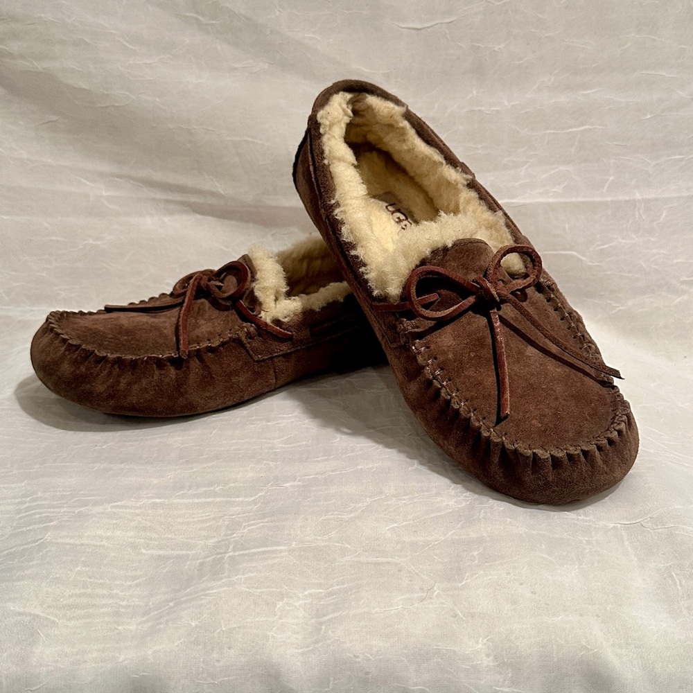 UGG Dakota Espresso Slippers with Cream Lining
